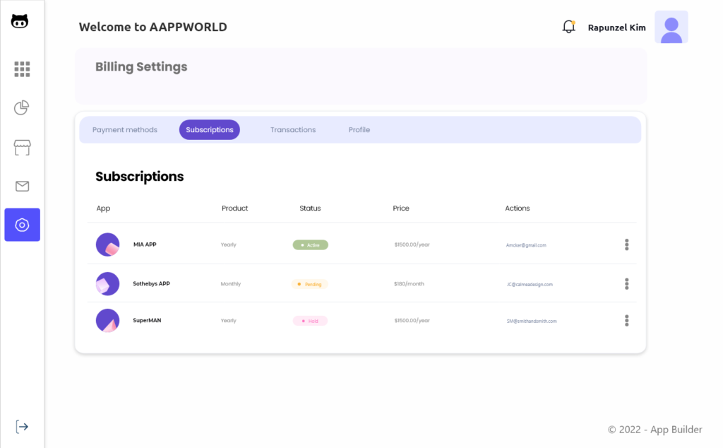 Main Dashboard – 12